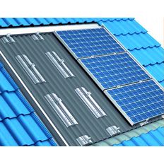 Fixation de modules photovoltaïques pour pente de 10° à 45° | Solardelta