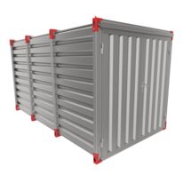 Container de stockage démontable pour le BTP de 4 m | KOVOBEL FRANCE