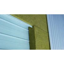 Isolant rainuré pour bardage métallique à lèvre droite ou caisson | Rockbardage