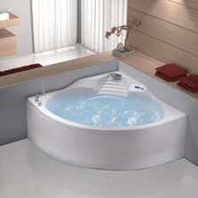 Baignoire d'angle double-tête | Sardane