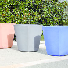 Pot en matériau composite pour espaces extérieurs | Pot Thera 90