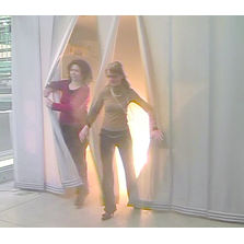 Ecran de cantonnement pour issue de secours ou passage handicapé | Stripecoil