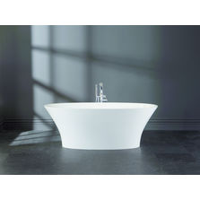 Baignoire évasée en pierre volcanique et résine | ionan