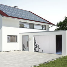 Porte de garage sectionnelle à déplacement latéral | Sposa A2P