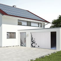 Porte de garage sectionnelle à déplacement latéral | Sposa A2P