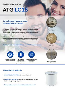 ATG LC15 – Appareil contre l’humidité des murs