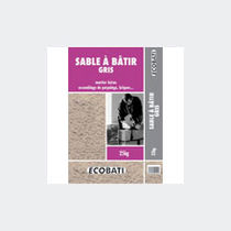 Sable pour béton, mortier, lits de parpaings | Sable à bâtir gris/ blanc