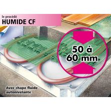 Planchers chauffants basse température avec chape traditionnelle ou fluide | Humide et Humide CF