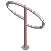 Support extérieur deux vélos en acier galvanisé | Urbicycle 600 L