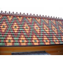 Frises de toit en terre cuite avec différents dessins | FRISES DE TOIT