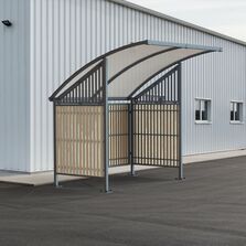 Abri deux-roues | Tangabois en acier et bois traité autoclave