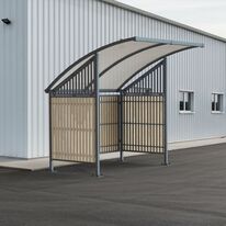 Abri deux-roues | Tangabois en acier et bois traité autoclave