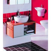 Meuble suspendu pour lavabo à poser | Aria