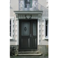 Porte d?’entrée en aluminium au style traditionnel | Alineor