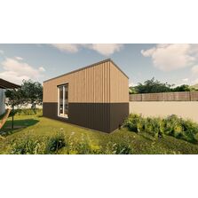 Cube de 13 m² – double espaces de vie – Double chambre – Extension ou espace indépendant