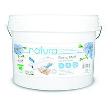 Peinture écologique mate pour murs et plafonds | Natura Mat Blanc Grands Travaux