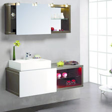 Mobilier pour salle de bains avec vasque | Swing