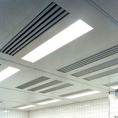 Plafond filtrant métallique étanche pour salles à haut degré d'hygiène | MODULAR