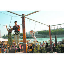 Parcours acrobatique sécurisé pour enfants et adultes | City Park