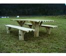 Table de loisirs en bois brut | Furca
