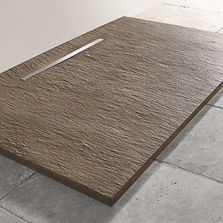 Receveur de douche carré extra-plat de 3 cm d'épaisseur | Surface