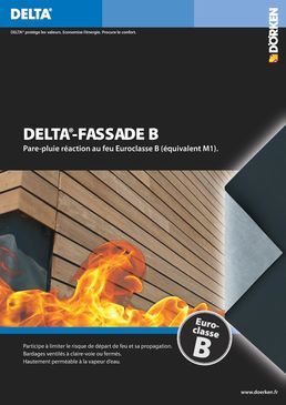 Pare-pluie souple Euroclasse B | DELTA-FASSADE B