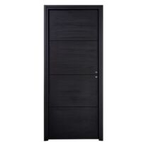 Bloc-porte ROXIE fin de chantier inserts noir | LAPEYRE SERVICES