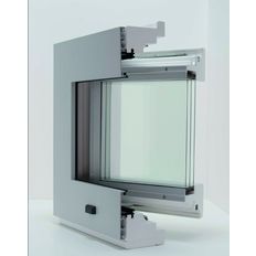 Fenêtre mixte triple vitrage ventilé à ouvrant caché | Nova Glass Plus