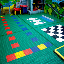 Dalles clipsables en Polypropylène AIRE de JEUX