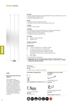 Radiateur en aluminium à convection et rayonnement | Beams