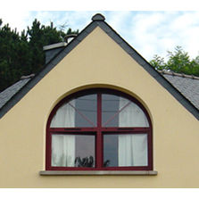 Croisée en profilé d'aluminium cintré | Fenêtre cintrée aluminium