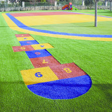 Gazon synthétique sur enrobé drainant | Sacerpack LT