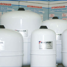 Vases d'expansion fermés à membrane hydrochaud de 5 à 25 l de capacité | Vases fermés à membrane série hydrochaud