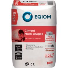 Ciment multi-usages à base de laitier pour travaux courants | Ciment EQIOM Multi-usages 