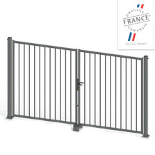 Portails et portillons battants en acier, manuels ou automatisés, pour un usage résidentiel | Practis battant 