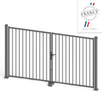 Portails et portillons battants en acier, manuels ou automatisés, pour un usage résidentiel | Practis battant 