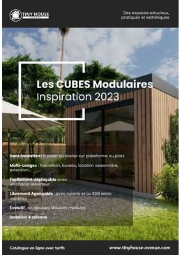 Studio jardin - lodge - chambre - atelier - box -cube  13m² - logement modulaire d'urgence