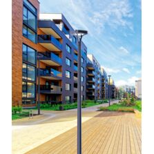 Luminaire résidentiel sur lyre pour parcs, jardins, places et zones piétonnes - AVA | RAGNI 