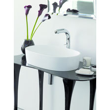 Vasque ovale à poser en matériau de synthèse | Ios 54