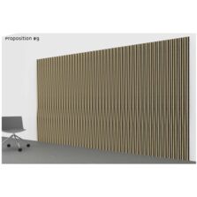 Octave - Panneau sur mesure ondulé n°1