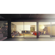 Menuiserie coulissante ouvrant caché à faible masse visible | Lumeal