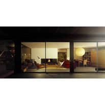 Menuiserie coulissante ouvrant caché à faible masse visible | Lumeal