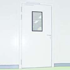 Portes de service coupe-feu 1 h à un ou deux vantaux | DAGfeu
