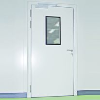 Portes de service coupe-feu 1 h à un ou deux vantaux | DAGfeu