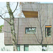 Bargage ou vêtage bois étanche en lames à claire-voie | Lauder Parea