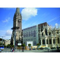 Filet imprimé pour le masquage de travaux en façade | Celize Habillage