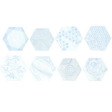 Carrelage mural hexagonal en grès fin émaillé | Melograno