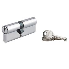 Cylindre à clé crantée eco 40 x 50 mm nickelé