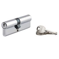 Cylindre à clé crantée eco 40 x 50 mm nickelé