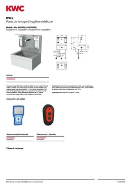 Poste de lavage d'hygiène médicale | HWTE0001